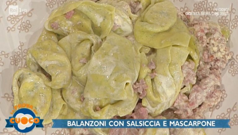 balanzoni con salsiccia e mascarpone di Alessandra Spisni