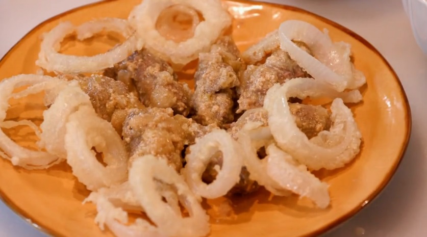genovese e cipolla in tempura