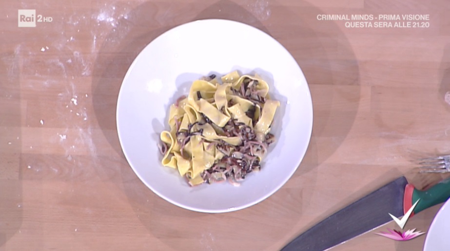 pappardelle al radicchio di Luisanna Messeri