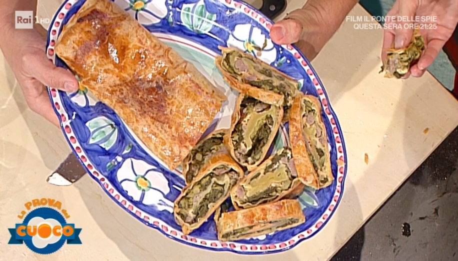 strudel salato con salsiccia e cime di rapa di Simone Ferri Graziani