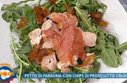 petto di faraona con chips di prosciutto crudo di Clara Zani