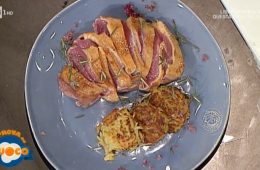 petto d'anatra al vino rosso con rosti di Emilio Signori