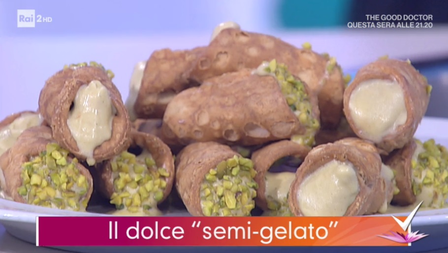 cannoli con gelato al pistacchio di Massimiliano Scotti