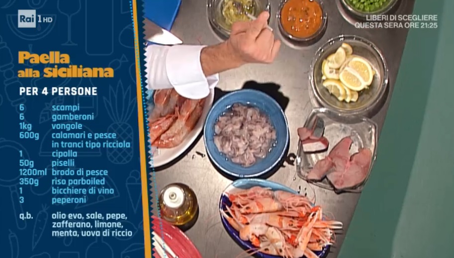 La Prova Del Cuoco Ricetta Paella Alla Siciliana Di Natale Giunta