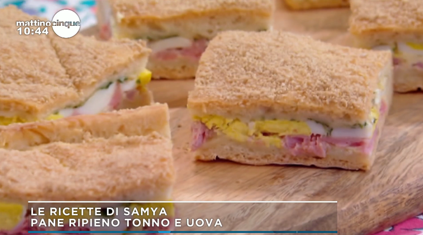 pane ripieno tonno e uova