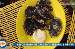 pesce spada in crosta di sesamo e menta di Clara Zani