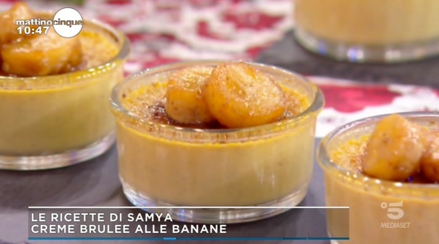 creme brulee alle banane di Samya