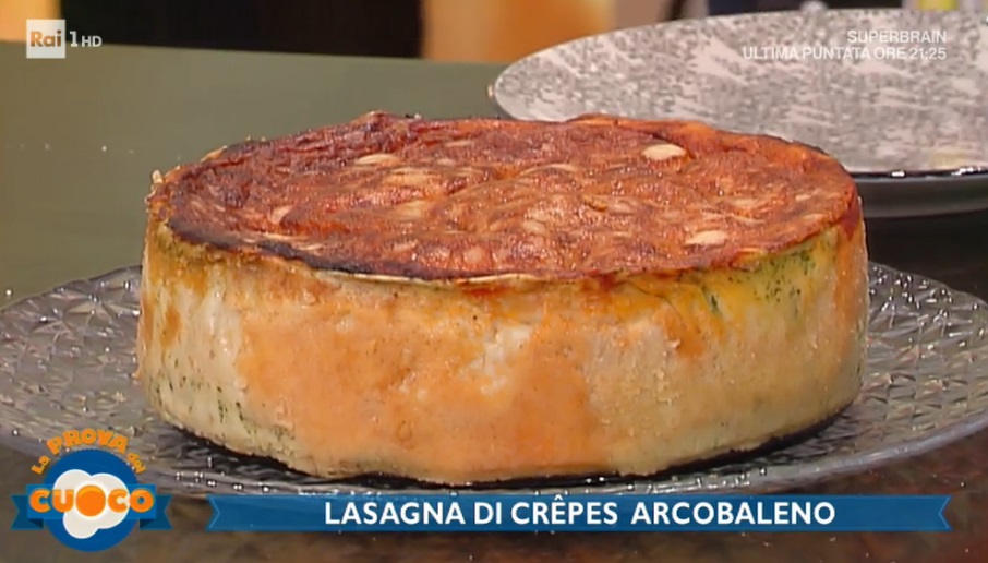 lasagna di crepes arcobaleno di Fabio Campoli