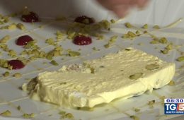 semifreddo all'olio d'oliva e pistacchi