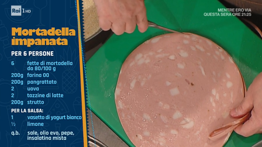 La prova del cuoco Ricetta mortadella impanata di Alessandra Spisni