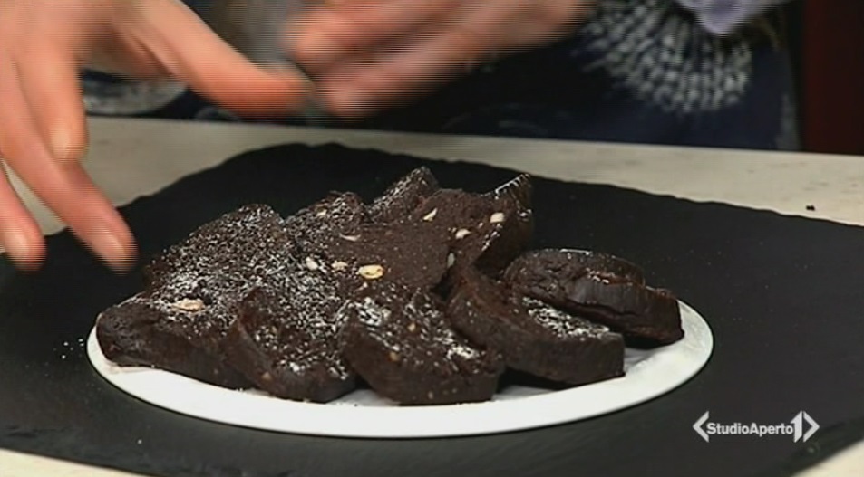 Tronchetto Di Natale Senza Uova.Cotto E Mangiato Ricetta Tronchetto Di Cioccolato Senza Uova Salame Dolce