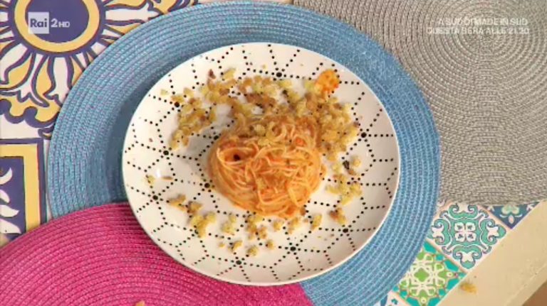 spaghetti alla crema di peperoni