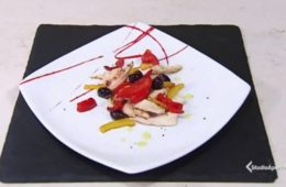 straccetti di pollo ai peperoni