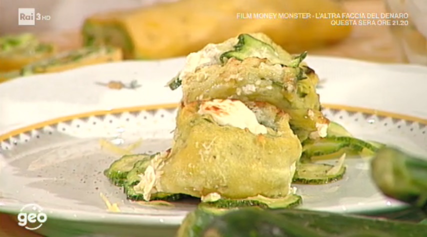 rotolo di pasta con zucchine