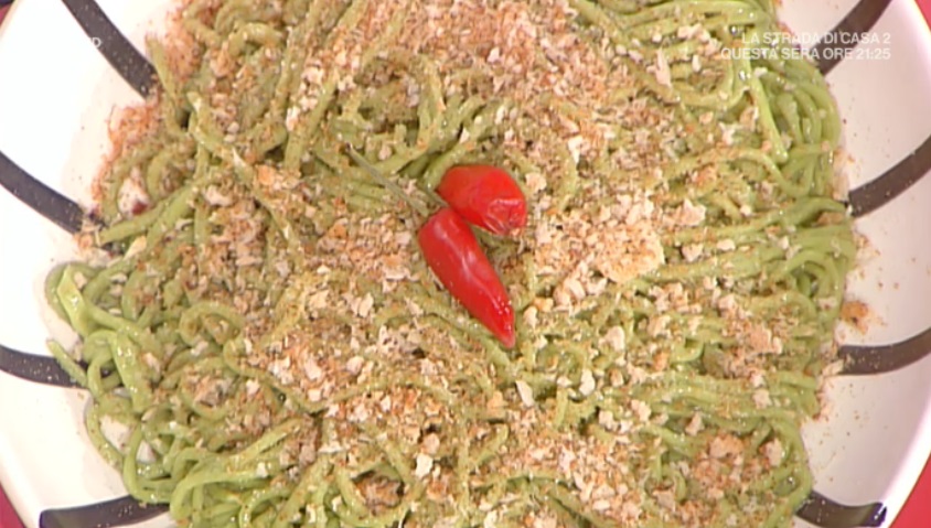 spaghetto verde aglio olio e peperoncino di Diego Bongiovanni