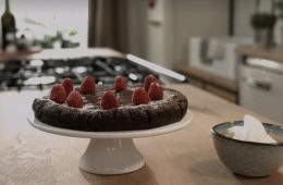 torta al caffè e cioccolato