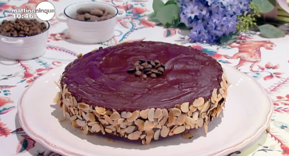 torta al caffè e cioccolato