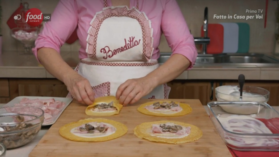 Fatto In Casa Per Voi Ricetta Crespelle Funghi E Cotto Di Benedetta Rossi