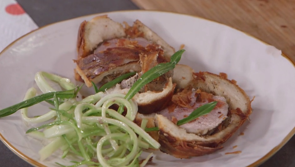 filetto di maiale in crosta di pane