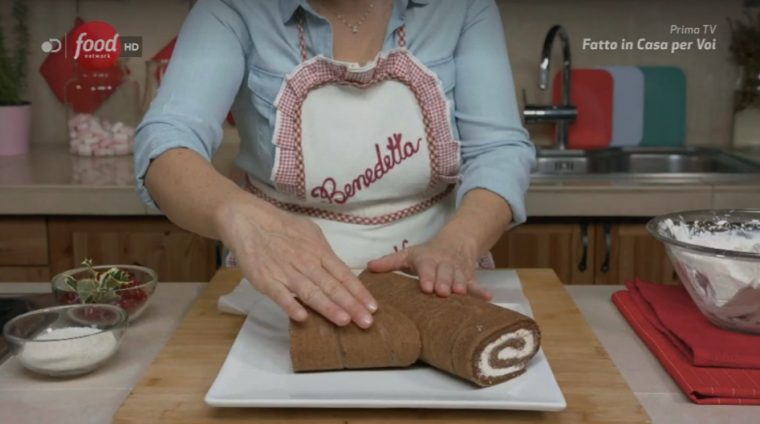 Tronchetto Di Natale Benedetta.Fatto In Casa Per Voi Ricetta Tronchetto Bianco Innevato Di Benedetta Rossi