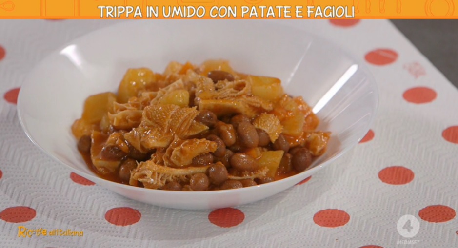 trippa in umido con patate e fagioli