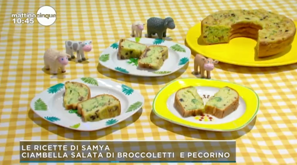 ciambella salata di broccoletti e pecorino