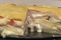 millefoglie gorgonzola e mortadella