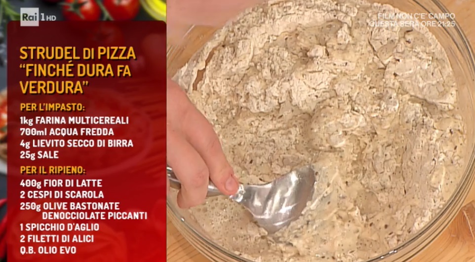 La Prova Del Cuoco Ricetta Strudel Di Pizza Di Marco Rufini