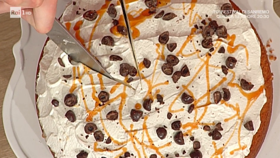 torta al caramello e caffè