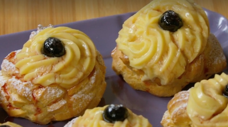 Zeppole Di Natale.Fatto In Casa Per Voi Ricetta Zeppole Di San Giuseppe Al Forno Di Benedetta Rossi