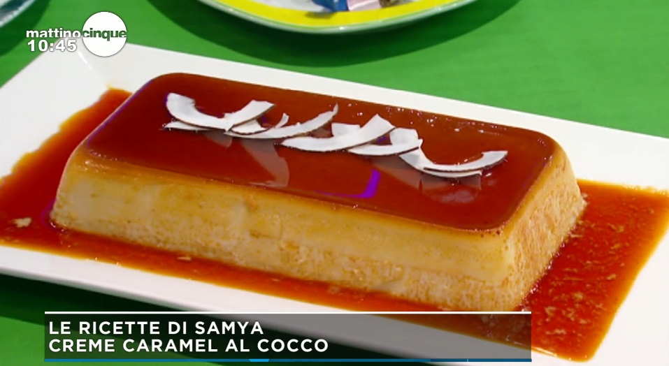 creme caramel al cocco