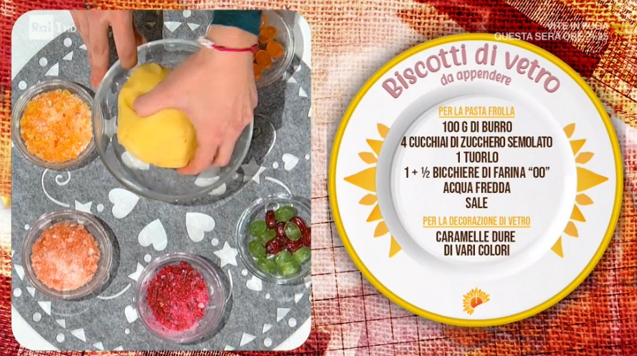 É sempre mezzogiorno | Ricetta biscotti di vetro da appendere di Sara Brancaccio