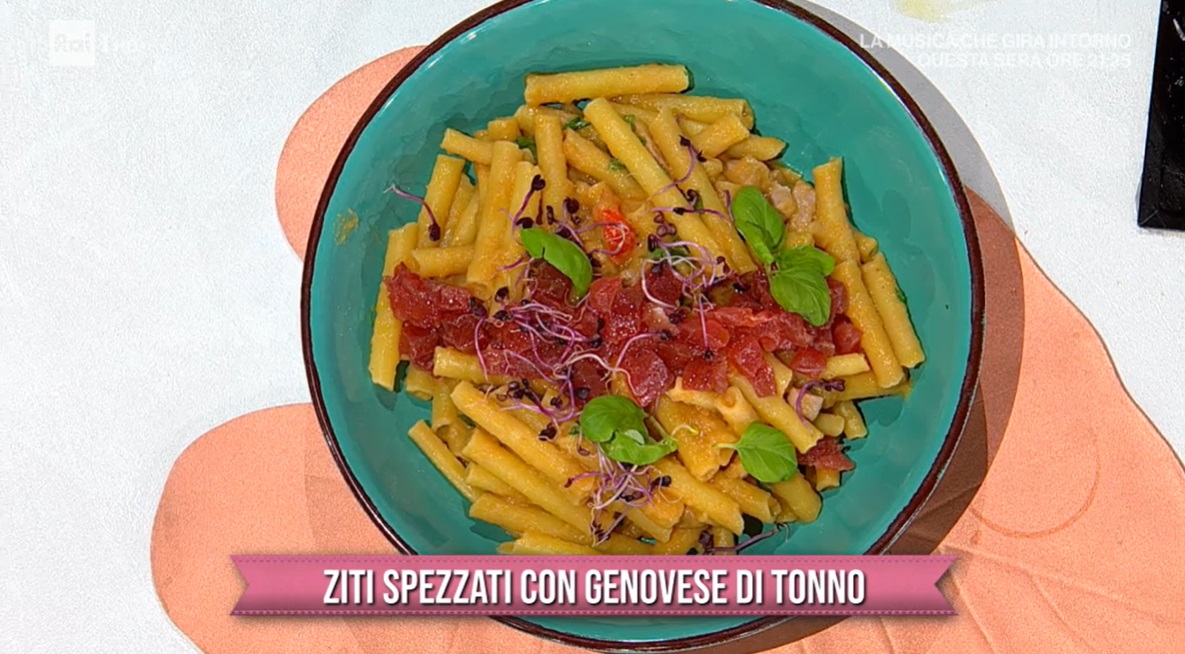 ziti spezzati con genovese di tonno di Mauro Improta