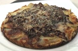 tortino di patate e radicchio