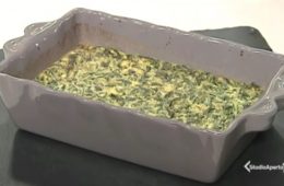 frittata di farina di ceci e spinaci