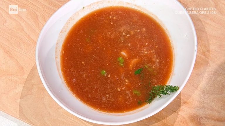 zuppa di pesce con briciole di pasta di Fabio Potenzano