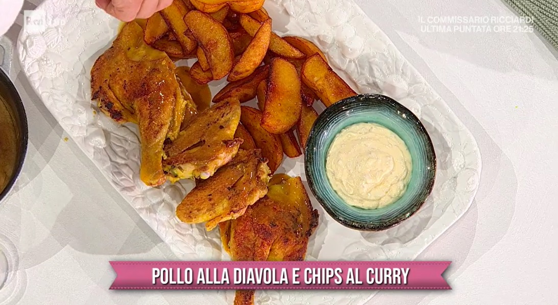 pollo alla diavola e chips al curry di Gian Piero Fava