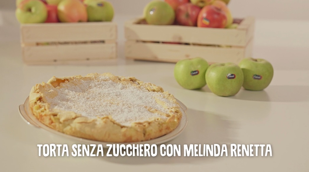 torta di mele senza zucchero