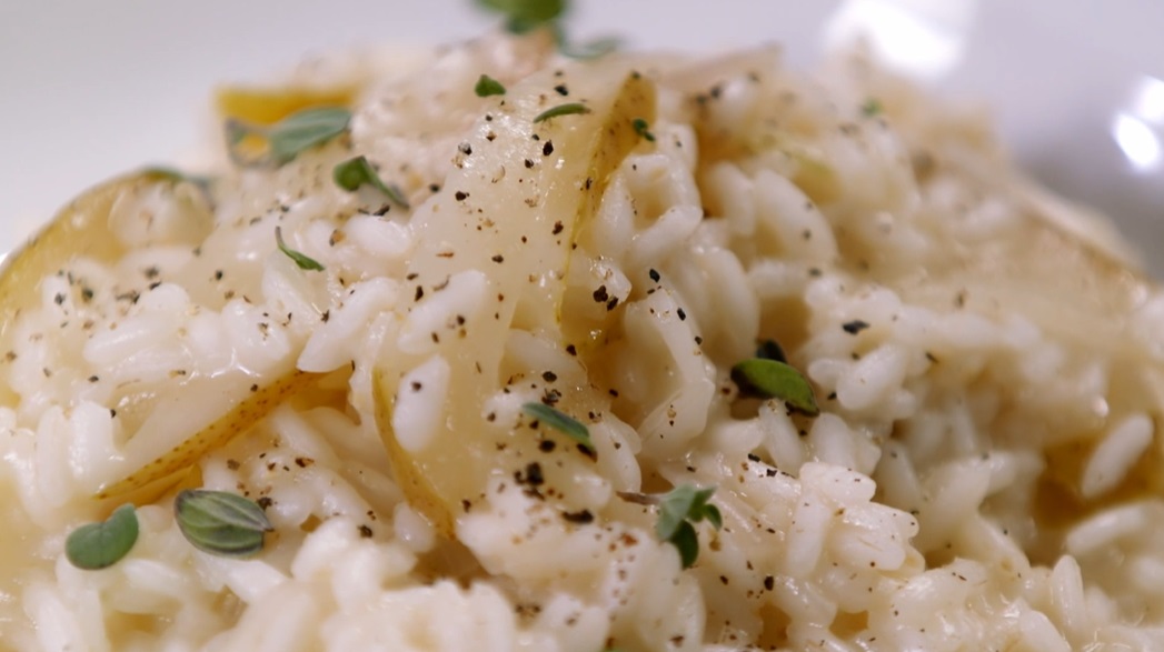 risotto alle pere