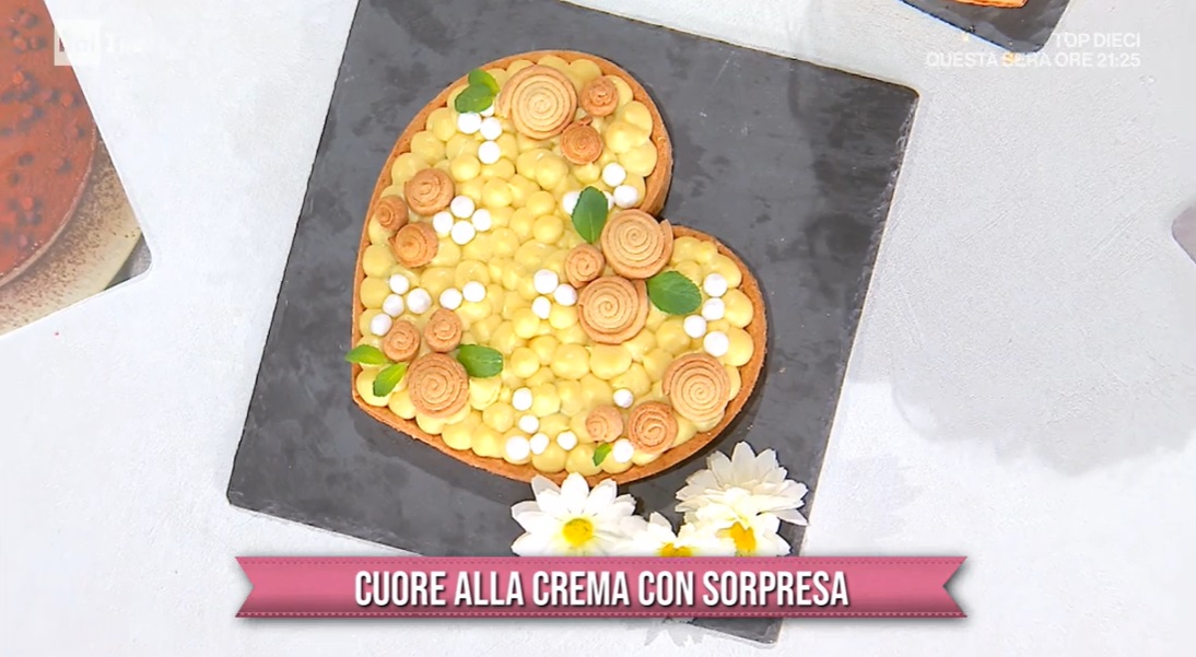 cuore alla crema con sorpresa