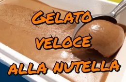 gelato veloce alla crema di nocciole