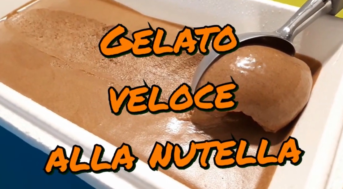 gelato veloce alla crema di nocciole