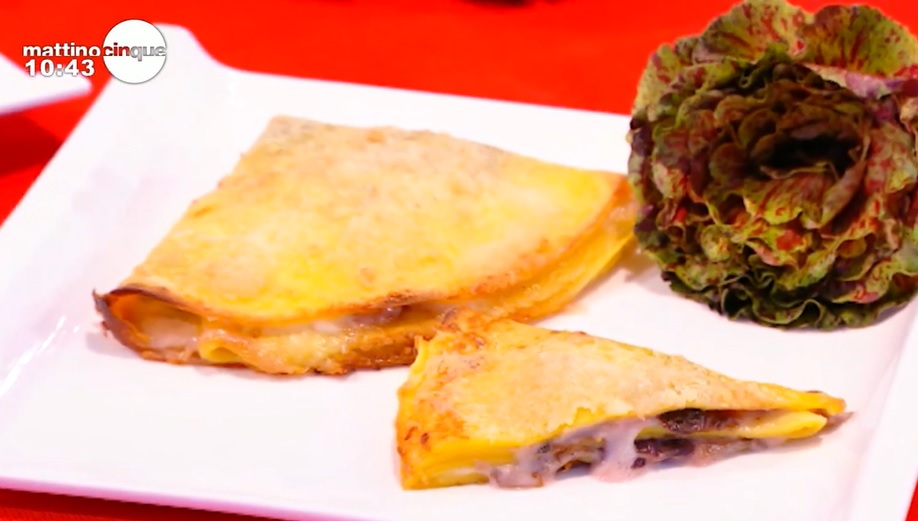 crespelle filanti al radicchio