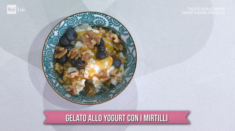 gelato allo yogurt con mirtilli di Massimiliano Scotti