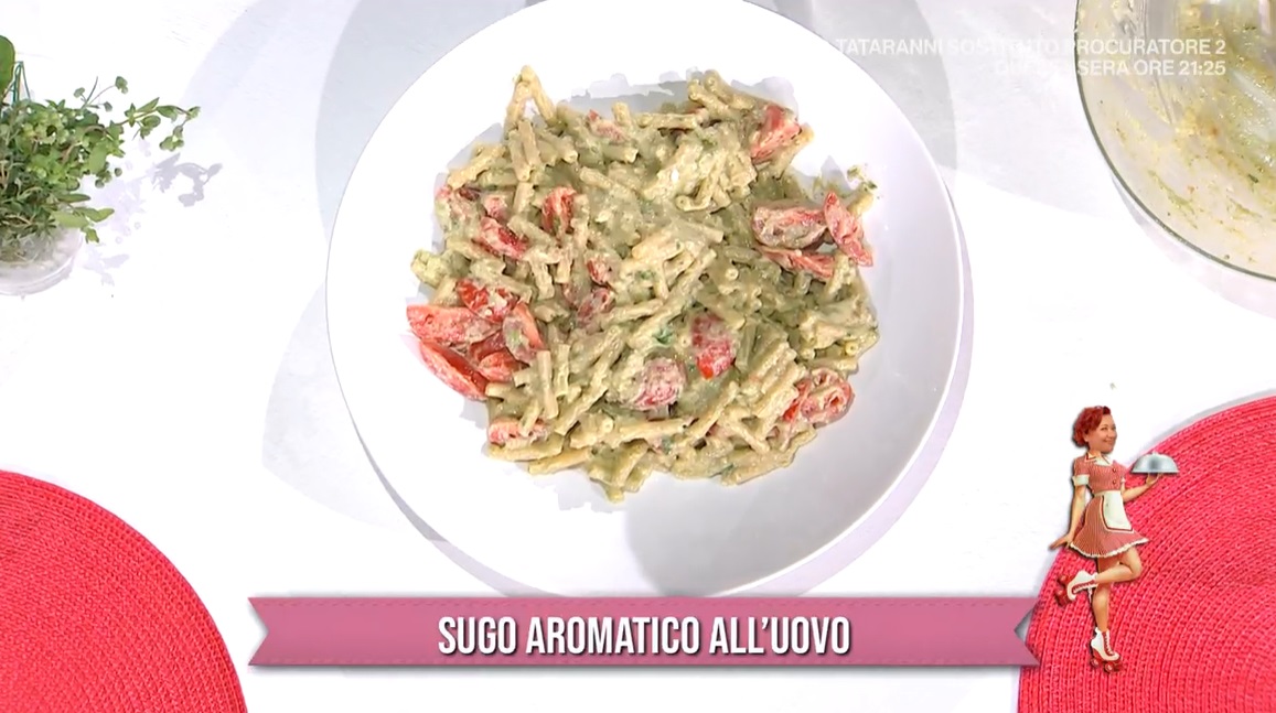 sugo aromatico all'uovo