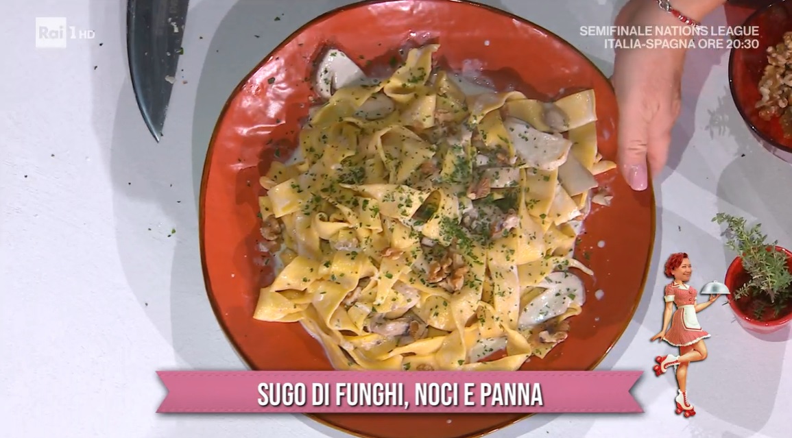 sugo di funghi noci e panna di zia Cri