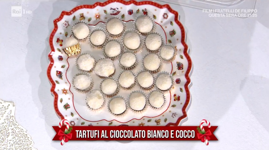 tartufi cioccolato bianco e cocco