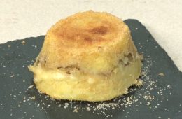 tortino di patate con cuore di carciofi