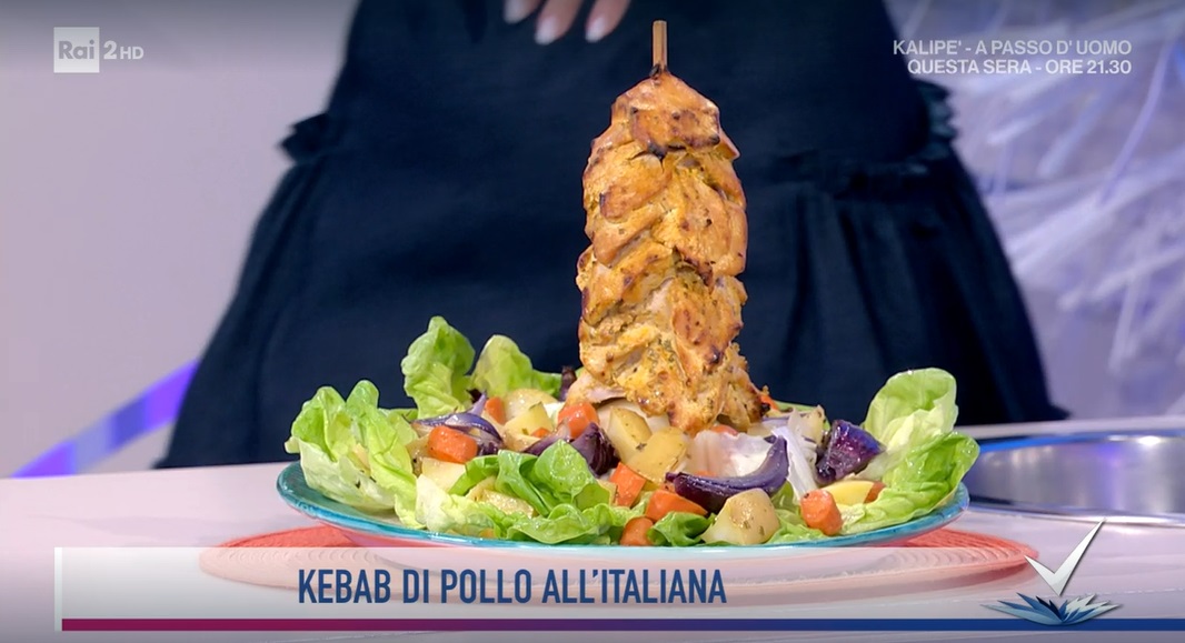 kebab di pollo all'italiana