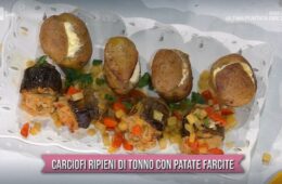 carciofi ripieni di tonno con patate farcite di Antonella Ricci